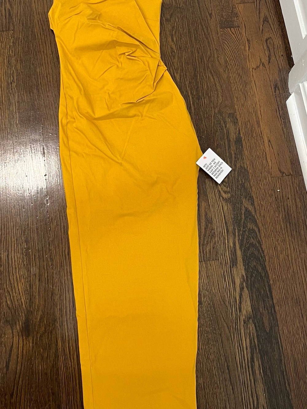 ASOS Mustard Yellow Midi Dress